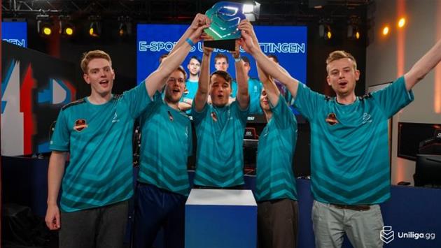 Offline-Champions: Die Esport Union Göttingen holt den ersten Titel der Offline-Ausgabe des Valorant-Finals der Uniliga (Quelle: Uniliga)