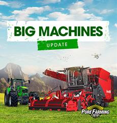 Big Machines Take Over the Fields in Pure Farming 2018 Largest Update