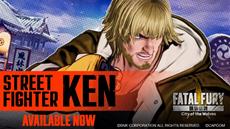 Der Traum-Crossover geht weiter - Ken aus Street Fighter erobert FATAL FURY: City of the Wolves!