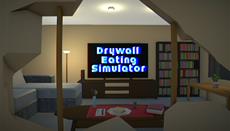 Drywall Eating Simulator coming to PC on Dec 10th! Eat drywall! Survive society!