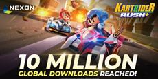 KartRider Rush+ Surpasses 10 Million Global Downloads Within Two Weeks!