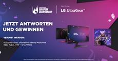 LG UltraGear-Monitore stehen auf der B&uuml;hne der LEC-Sommersaison 2022