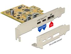 Marktneuheit Delock PCIe Karte mit USB 3.1 und DP Alt Mode ab sofort erh&auml;ltlich