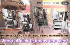 MSI stellt AMD Ryzen<sup>&trade;</sup> B850- und B840-Mainboards vor