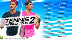 Tennis World Tour 2: Die 38 Tennisstars im Spiel