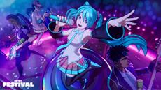 Virtueller Superstar Hatsune Miku ist neue Ikone in Fortnite Festival Saison 7